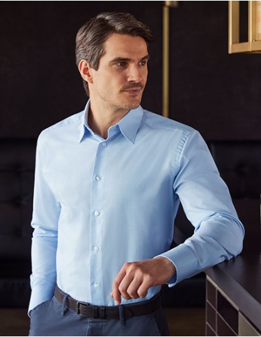 R-R-922M-0-Mens L/S Easy Care Tailored Oxford Shirt